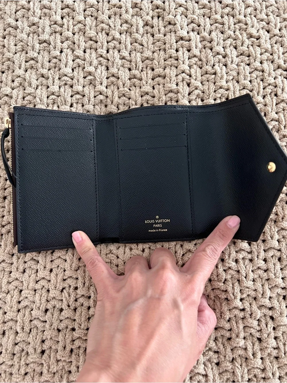 Louis Vuitton Two-Tone Monogram Victorine Card Wallet - Picture 2 of 6